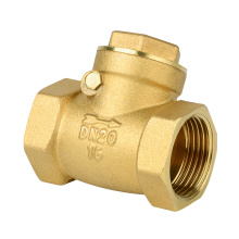 High Quality 1/2" -2" Female Thread Brass Horizontal No-Return Swing Check Valve